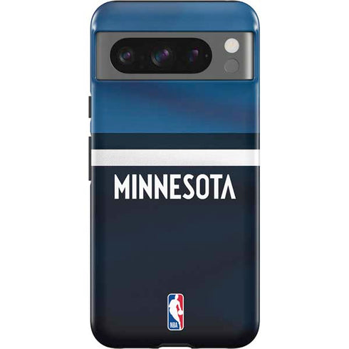 NBA Minnesota Timberwolves Jersey Google Pixel 8 Pro Impact Case